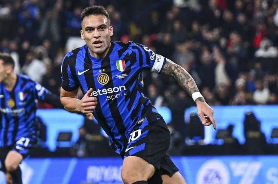 Lautaro Martínez scoorde twee doelpunten in één Champions League-wedstrijd